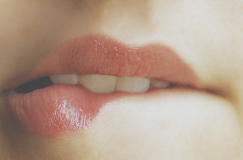 beautiful, bite and lips