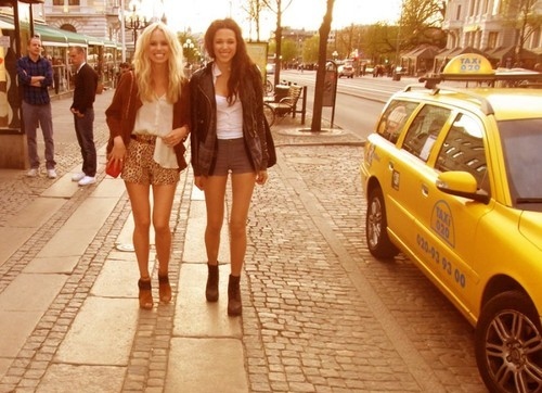 beautiful, blonde and brunette