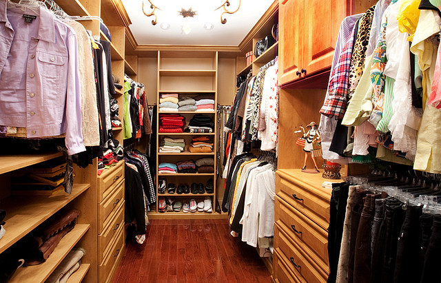 bedroom, closet and clothes