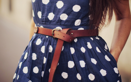 belt,  blue and  dress