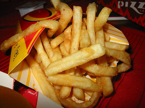food, fries and mcdonalds