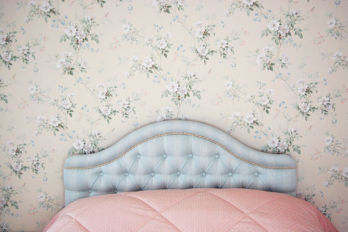 antique, bed and floral