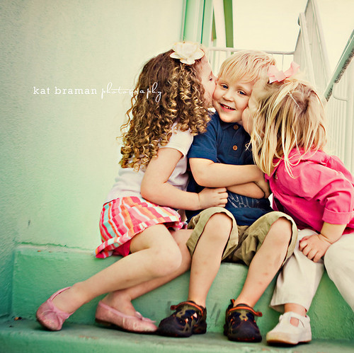 blond, charm and childrens