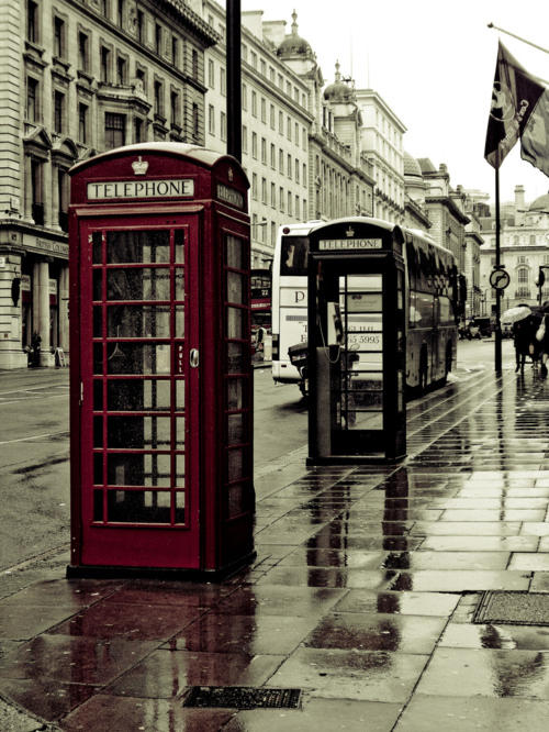 british, rain and telephone