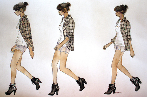 draw, drawing, fashion, girl, nerdfromparis