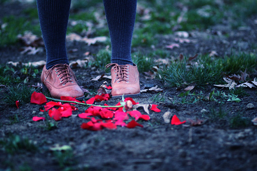 feet, flower and nature