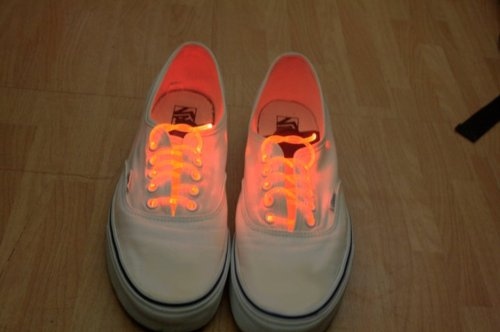 glow, glow in the dark and laces