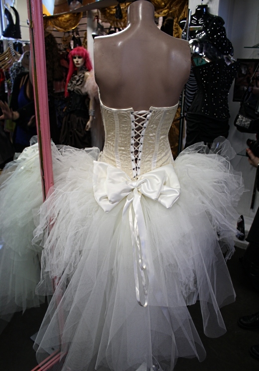 bow, dress and tulle