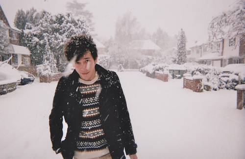 boy, neve and snow