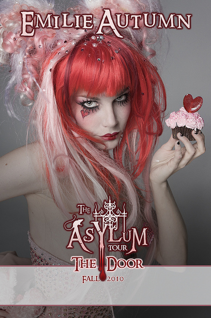 cupcake, emilie autumn and pink hair