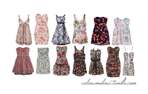 dress,  dresses and  floral
