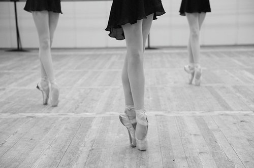 ballerina, ballet and black and white