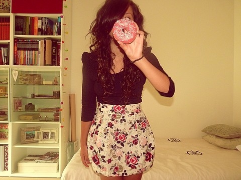 bedroom, donut and fashion