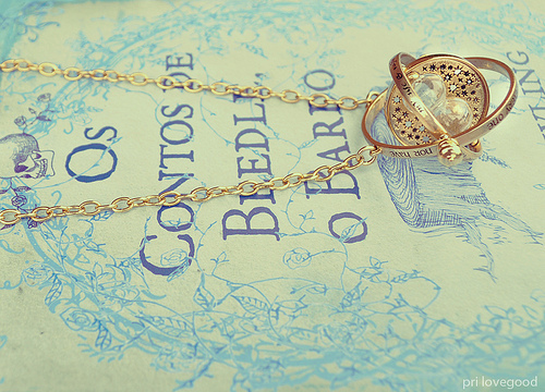 beedle the bard, book, deathly hallows, fashion, gold