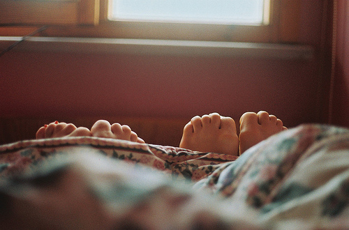 blankets, cute and feet