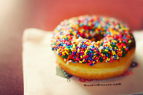 colorful, delicious and donut