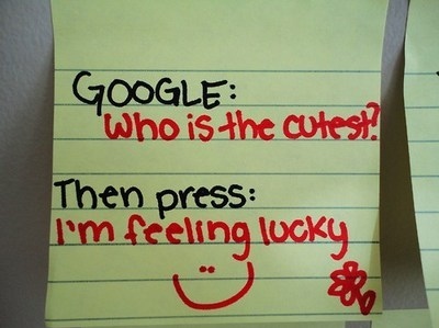 cute,  google and  lucky