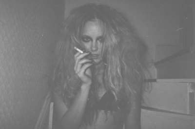 beautiful,  black and white and  cigarette