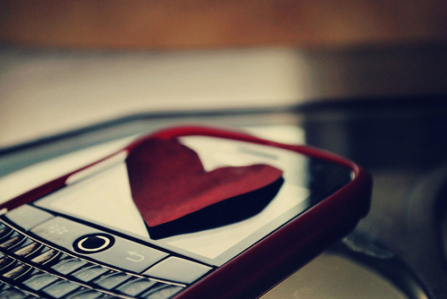 blackberry, heart and photography