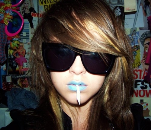 blonde, blue, brunette, collage, girl