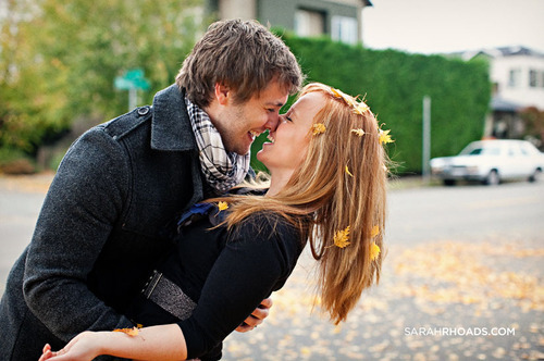 couple, happy and kiss