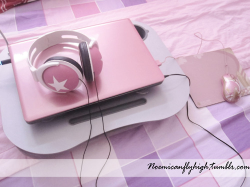 earphones, mine, picture, pink