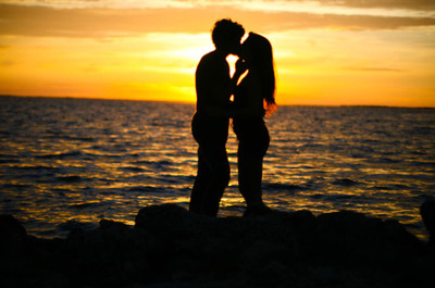 beach,  couple and  love