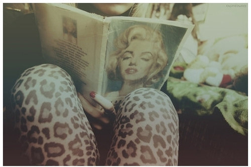 book, cute, fashion, girl, leopard