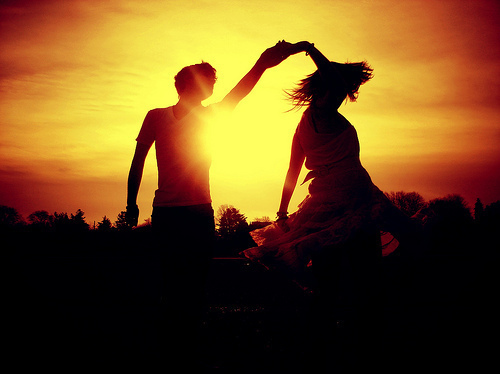 boy and girl, dance and love