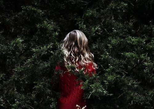 christmas, curly hair and forest