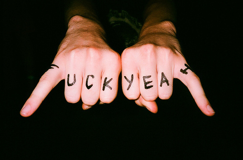 fuck, fuckyeah and hands