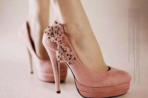 heels, pink and shoes