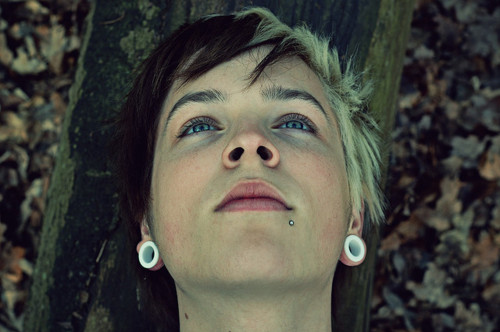 androgynous, beautiful and colored