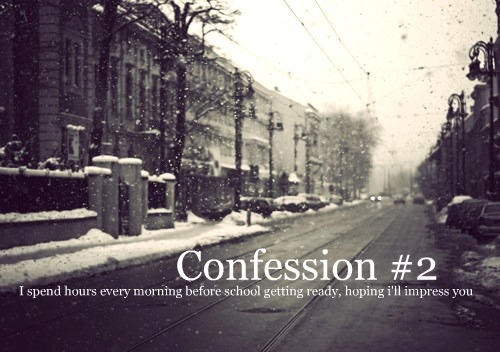 black & white, confession and impress