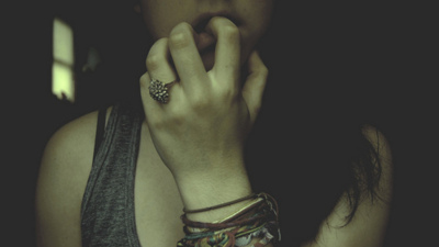 bracelet,  girl and  hair