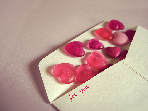 cute, heart and letter