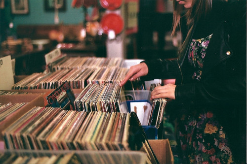 cyndi lauper, floral, girl, music, records