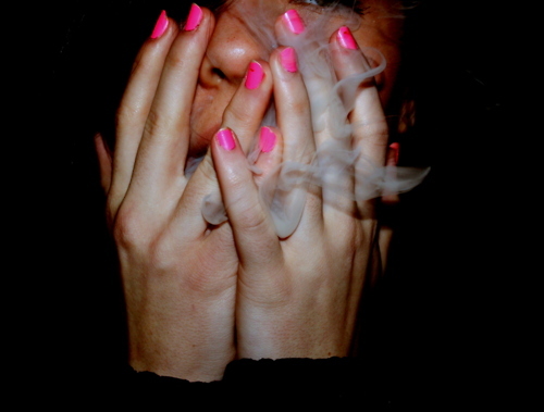 hands, nails and nose