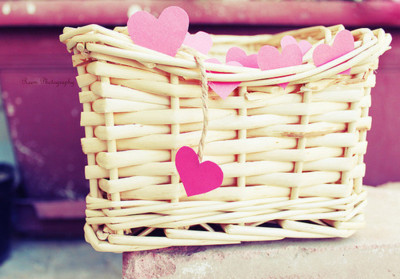 basket,  cute and  hearts
