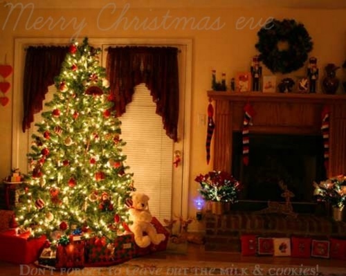 christmas, christmas tree and cookies