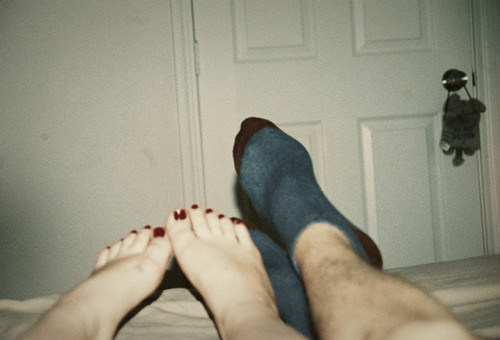 couple, cute and feet