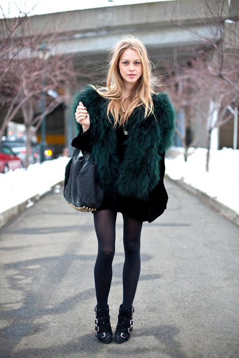 fashion, faux fur and fur