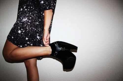 fashion, galaxy and shoes