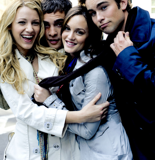 blake lively, chace crawford and ed westwick