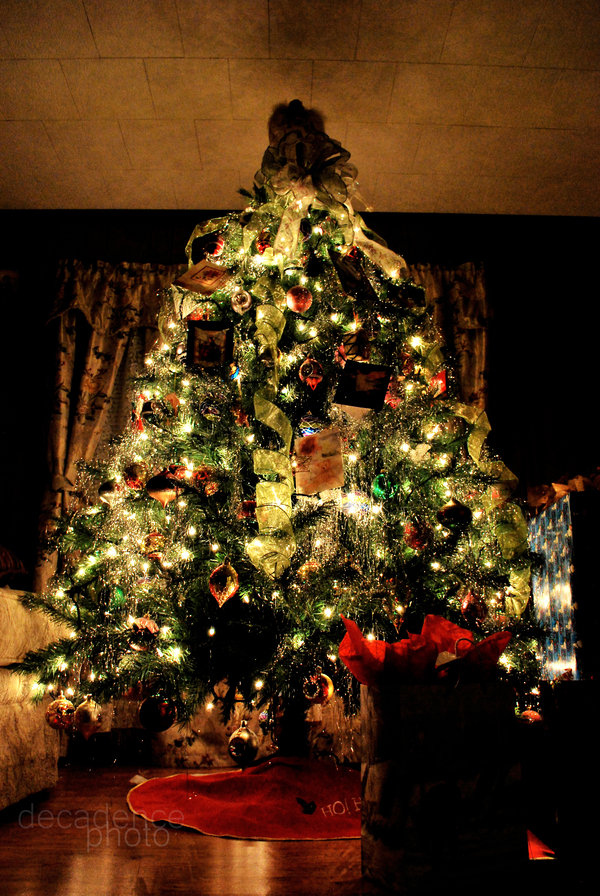 christmas, christmas tree and gold
