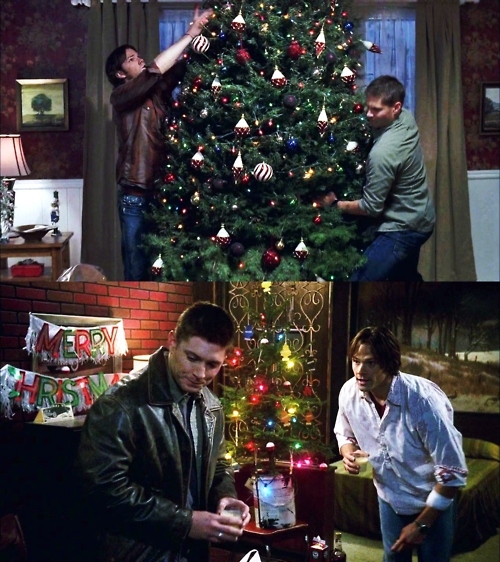 christmas, dean winchester and jared padalecki