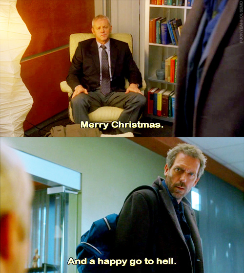 christmas, hugh laurie and quote