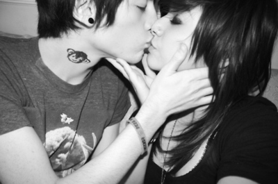 couple,  cute and  kiss