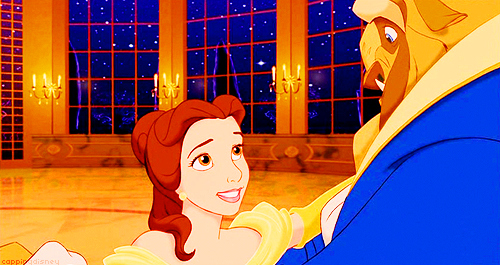 animated, animation, beast, beauty and the beast, belle