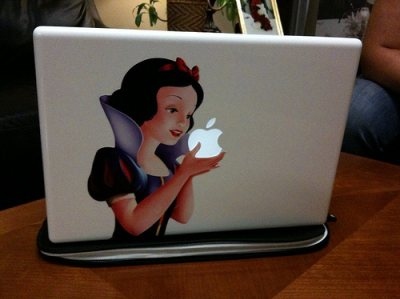 apple,  disney and  laptop